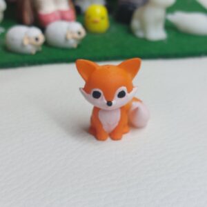 Mini Tilki Teraryum Objeleri Teraryum Süsleri Saksı Süsleri Minyatür Obje Aksesuar
