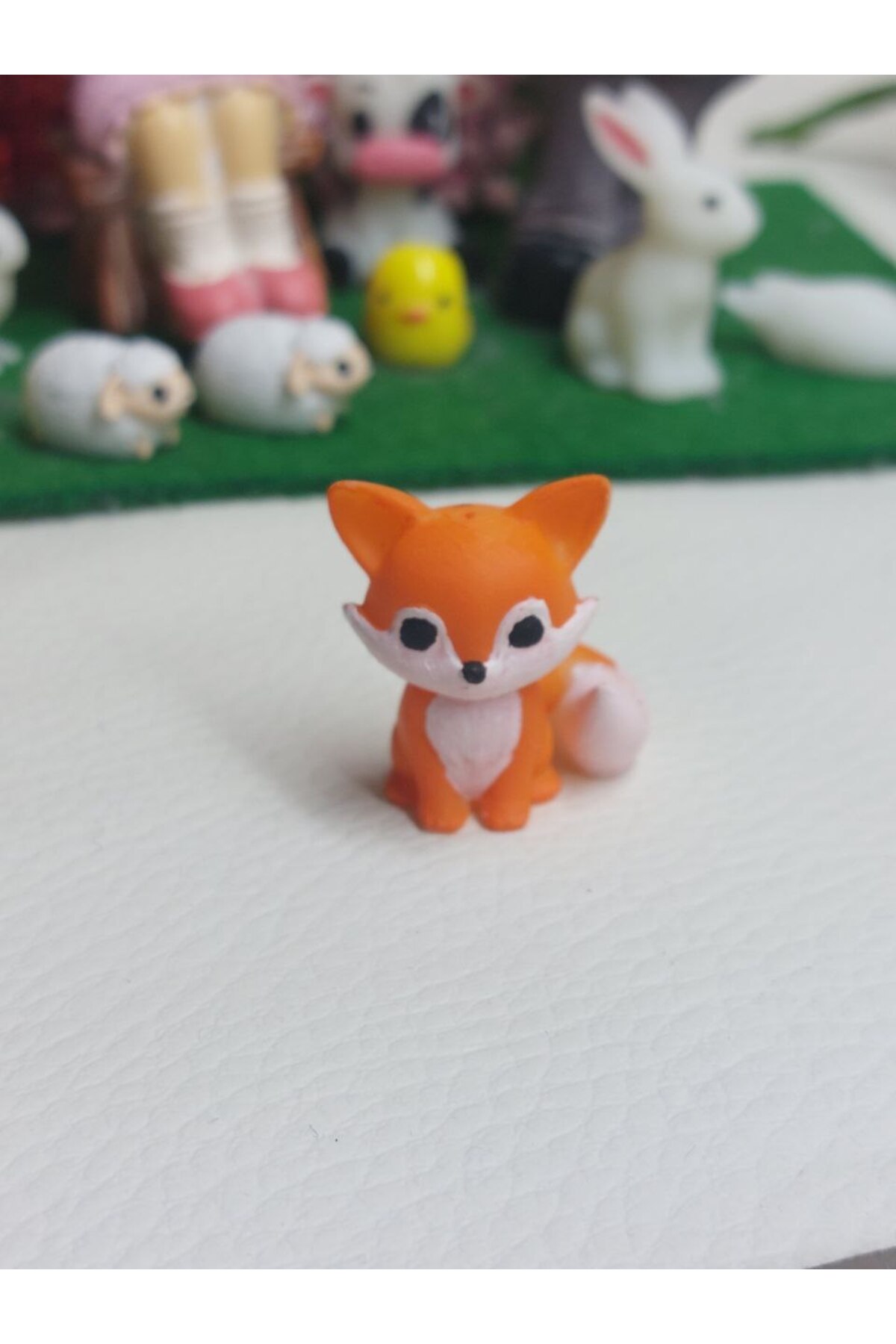 Mini Tilki Teraryum Objeleri Teraryum Süsleri Saksı Süsleri Minyatür Obje Aksesuar