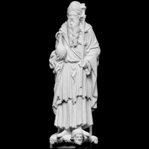 Antik Hz. Harun Büst Heykel Biblo 15cm