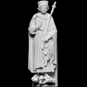 Antik Kral Süleyman Büst Heykel Biblo 15cm