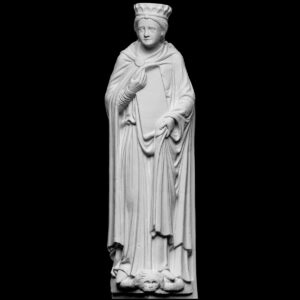 Antik Sheba Kraliçesi Büst Heykel Biblo 15cm
