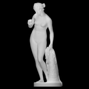 Antik Elmalı Venüs Büst Heykel Biblo 15cm