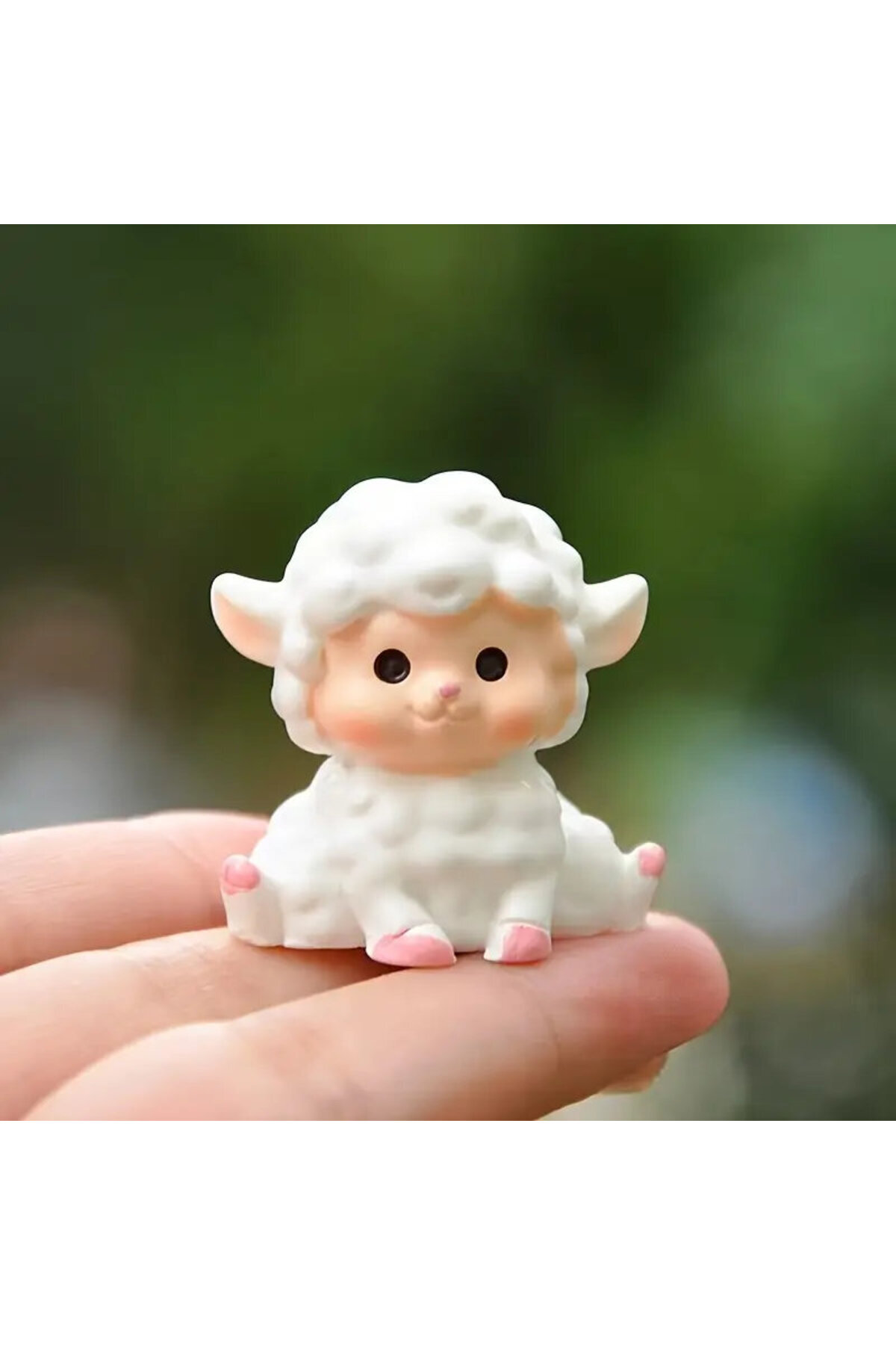 4'Lü Mini Koyun Araba Süsü Ayna Torpido Araç Süsü Aksesuar - Görsel 5