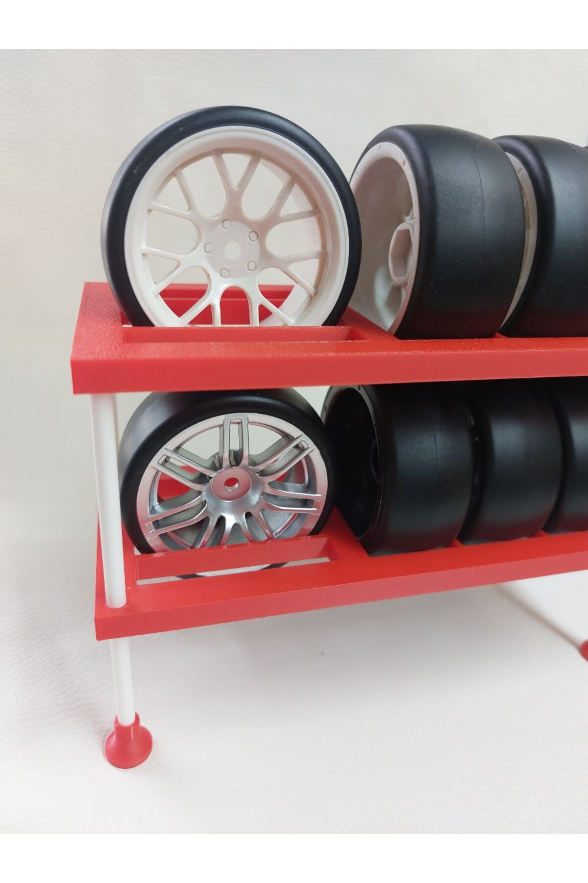 RC 1/10 Ölçekli 2 Katlı Teker Standı (Tekerler Dahil Değildir!) Rc Model Hobby - Görsel 3