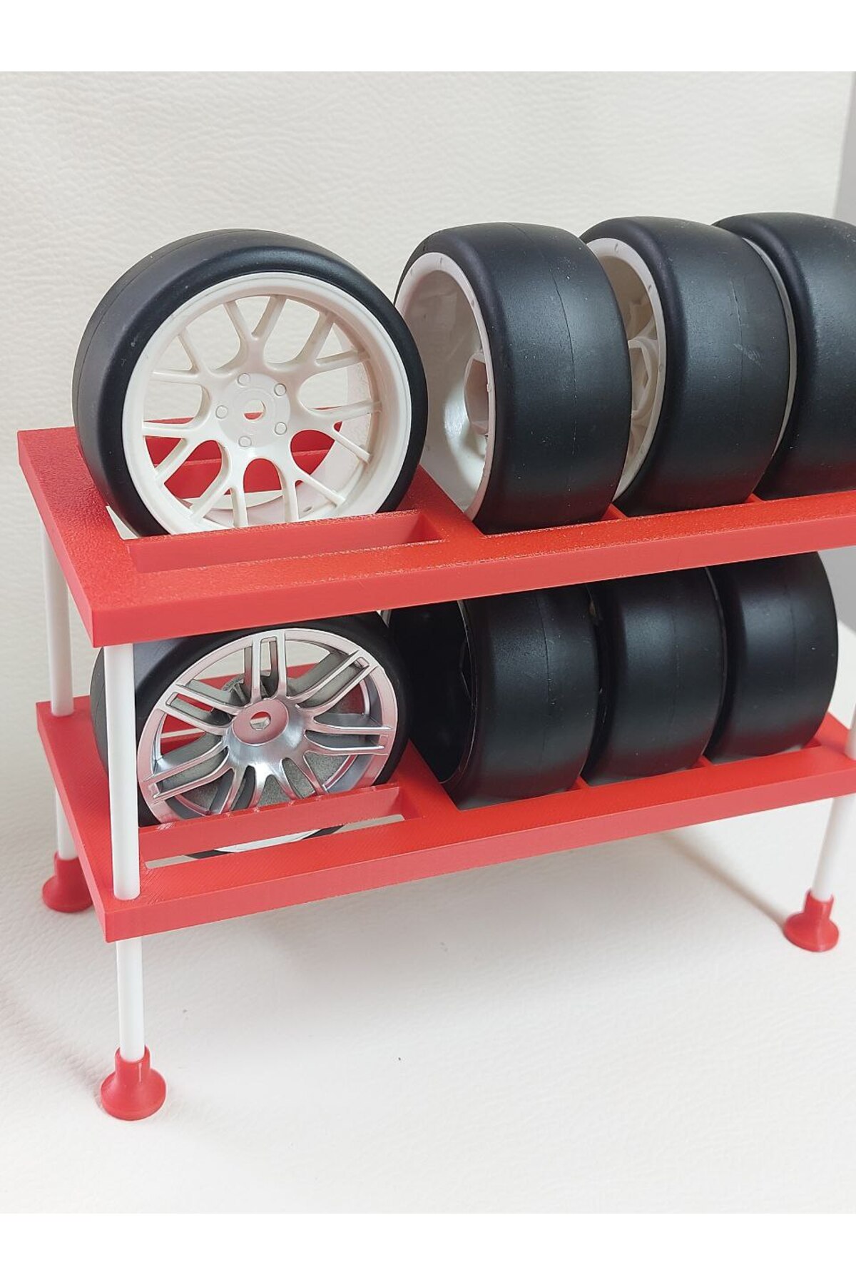 RC 1/10 Ölçekli 2 Katlı Teker Standı (Tekerler Dahil Değildir!) Rc Model Hobby - Görsel 4