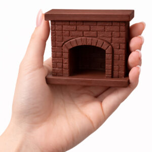 1:12 Ölçek Şömine Maket Müze Bebek Evi Diorama Dollhouse Minyatür Ev Eşya Obje Aksesuar